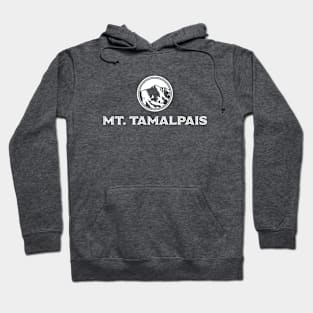 Mt Tamalpais in white circle Hoodie